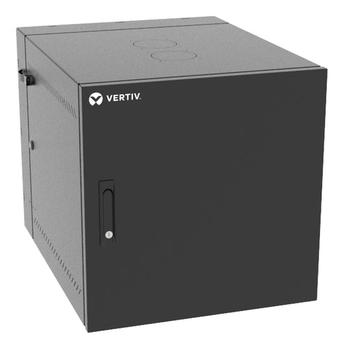 Vertiv Liebert Rack 12U 4 Post Rack | Vertical Rack Post | Wall Mount | 609.6mmx457.2mmx533.4mm (HxWxD) | Open Rack | Stable Mounting Platform (VR1018)