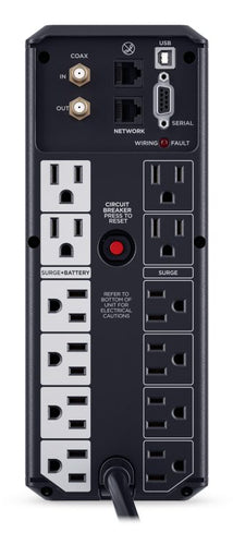 CyberPower LCD Intelligent uninterruptible power supply (UPS) Line-Interactive 1.35 kVA 815 W 12 AC outlet(s)