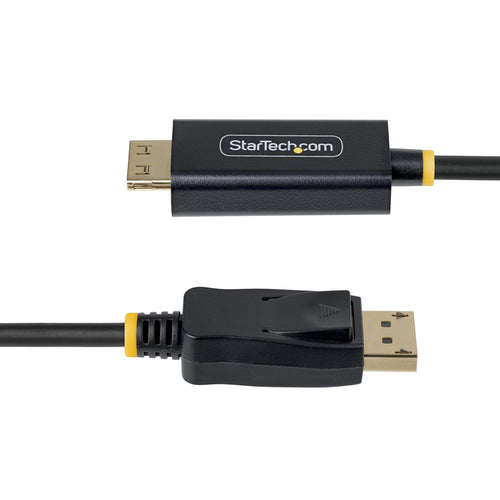 StarTech.com 15ft DisplayPort to HDMI Adapter Cable with Gripping Connectors, 4K 60Hz, HDR, Uni-Directional DP to HDMI Video Converter, DP Desktop to HDMI Monitor