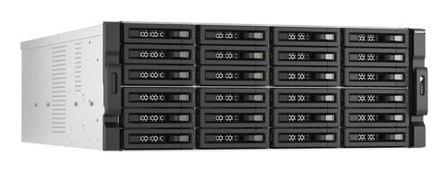 QNAP TL-R2400PES-RP storage drive enclosure HDD/SSD enclosure Black, Grey 2.5/3.5"