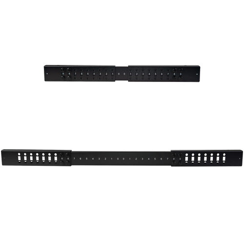 StarTech.com 4-Post 42U Mobile Open Frame Server Rack, Four Post 19" Network Rack with Wheels, Rolling Rack with Adjustable Depth for Computer/AV/Data/IT Equipment - Casters, Leveling Feet or Floor Mounting