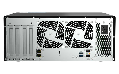 QNAP TS-h1290FX NAS Tower EPYC 7302P 256 GB DDR4 0 TB QuTS hero Black