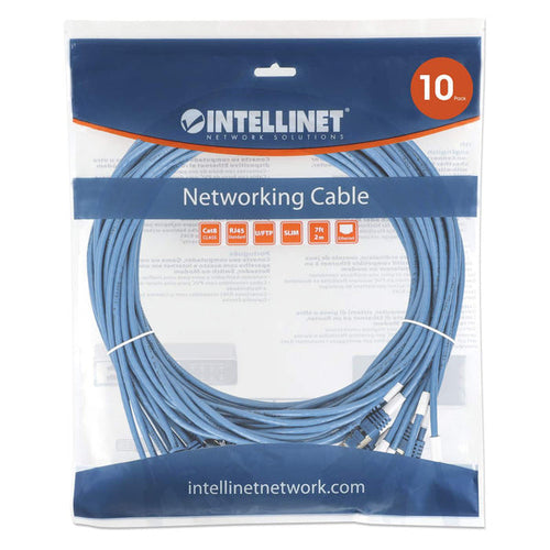 Intellinet 745024 networking cable Blue 0.15 m Cat8.1 U/FTP (STP)