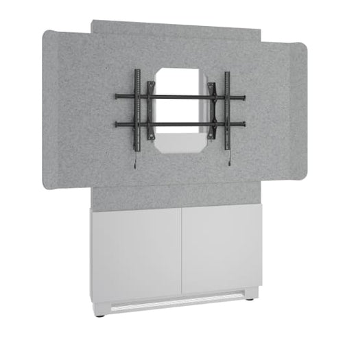 Middle Atlantic Products FM-DS-4875FW-AD8W TV mount/stand 139.7 cm (55") Grey, Silver, White