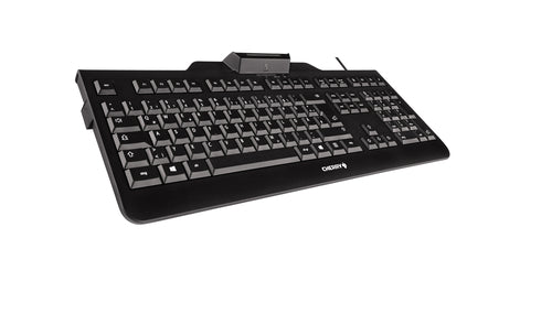 CHERRY KC 1000 SC keyboard Office USB QWERTY US English Black