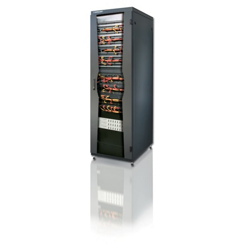 Techly I-CASE FP-4210BKX rack cabinet 42U Freestanding rack Black