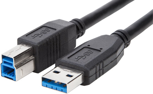 Targus 1m USB 3.0 USB cable USB 3.2 Gen 1 (3.1 Gen 1) USB A USB B 5 Gbit/s Black
