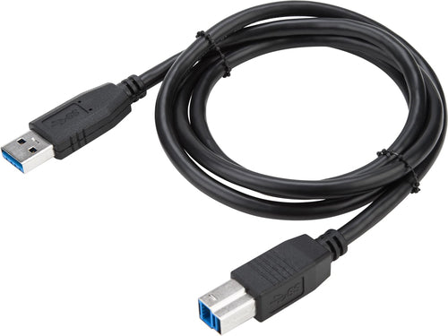 Targus 1m USB 3.0 USB cable USB 3.2 Gen 1 (3.1 Gen 1) USB A USB B 5 Gbit/s Black