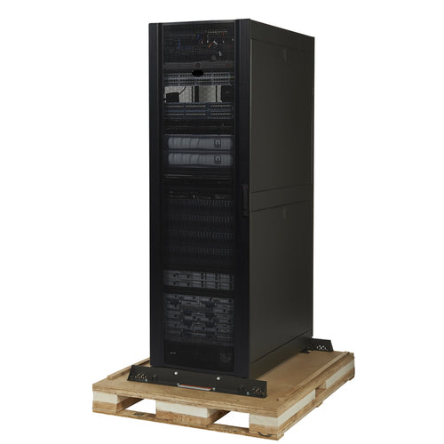 APC NetShelter SX, Server Rack Enclosure, 42U, Shock Packaging, 2000 lbs, Black, 2124H x 750W x 1070D mm