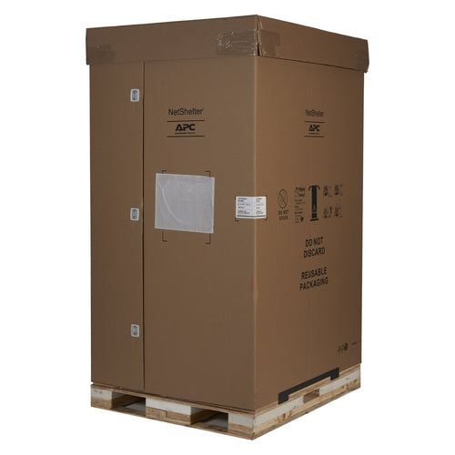 APC NetShelter SX, Server Rack Enclosure, 42U, Shock Packaging, 2000 lbs, Black, 2124H x 750W x 1070D mm
