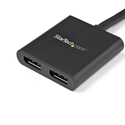 StarTech.com 2-Port Multi Monitor Adapter - Mini DisplayPort to 2x DisplayPort MST Hub - Dual 4K 30Hz - Video Splitter for Extended Desktop Mode on Windows PCs Only - mDP 1.2 to 2x DP