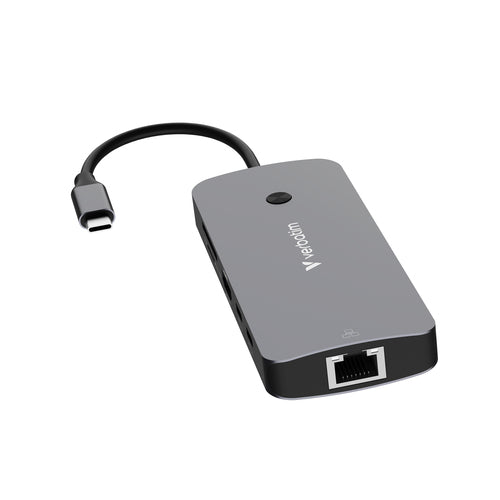 Verbatim CMH-09 USB Type-C 10000 Mbit/s Silver