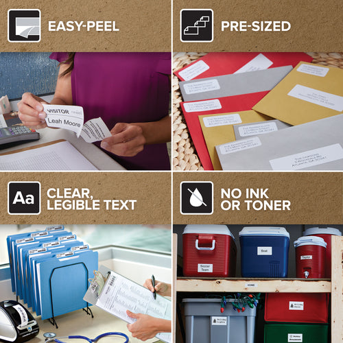 DYMO Original LabelWriter Durable Labels | 59mm x 102mm | White Poly | 300 Self-Adhesive Labels | High-Performance | For LabelWriter Label Makers