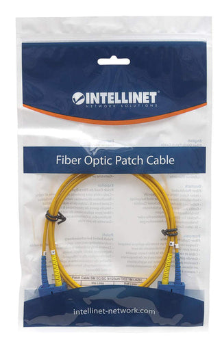 Intellinet 760850 InfiniBand/fibre optic cable 5 m SC SMF Yellow