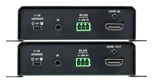 ATEN VE802 AV extender AV transmitter & receiver Black