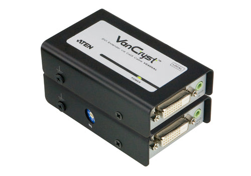 ATEN VE600A AV extender AV transmitter Black