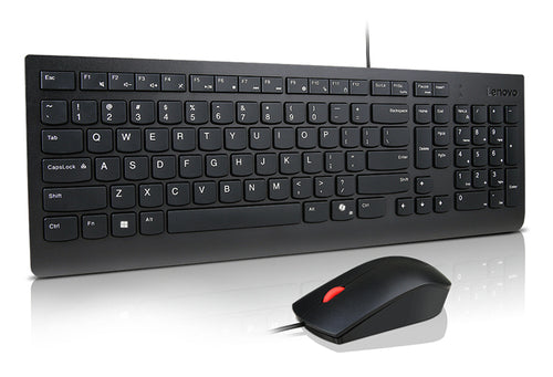 Lenovo 4X31R64424 keyboard Mouse included Home/Office USB Spanish Black
