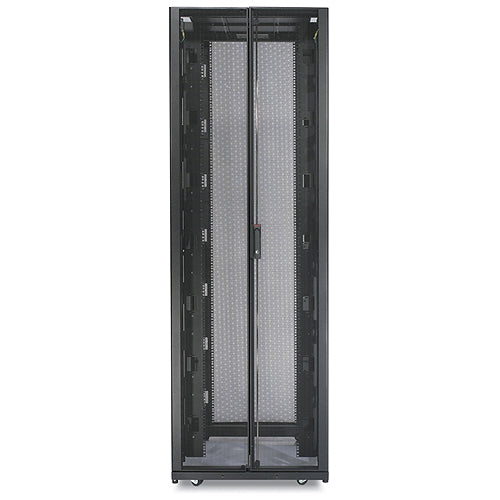 APC NetShelter SX, Server Rack Enclosure, 45U, Shock Packaging, 2000 lbs, Black, 2124H x 750W x 1200D mm