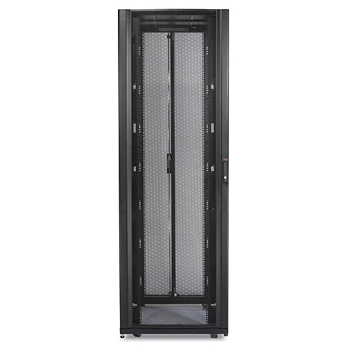 APC NetShelter SX, Server Rack Enclosure, 45U, Shock Packaging, 2000 lbs, Black, 2124H x 750W x 1200D mm