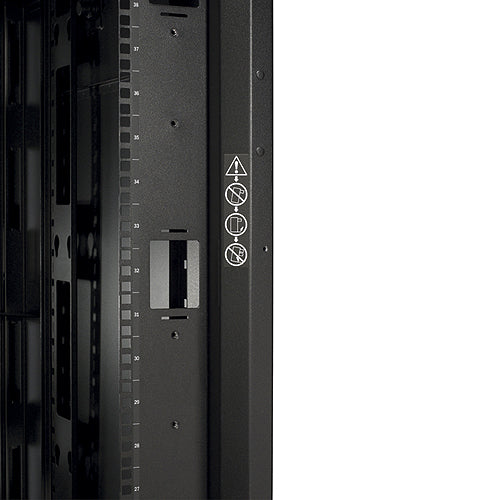 APC NetShelter SX, Server Rack Enclosure, 45U, Shock Packaging, 2000 lbs, Black, 2124H x 750W x 1200D mm
