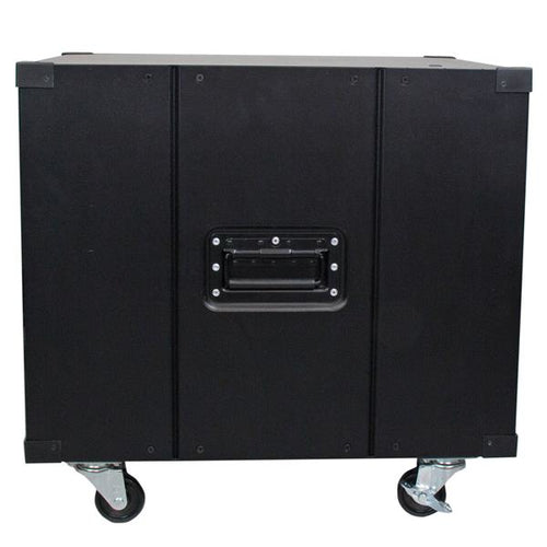 StarTech.com 4-Post 9U Mobile Open Frame Server Rack, Four Post Network Rack with Wheels, 19" Rolling Rack for Home/Office Narrow Floor Spaces, Small Data Rack for Computer/AV/IT Equipment - TAA Compliant
