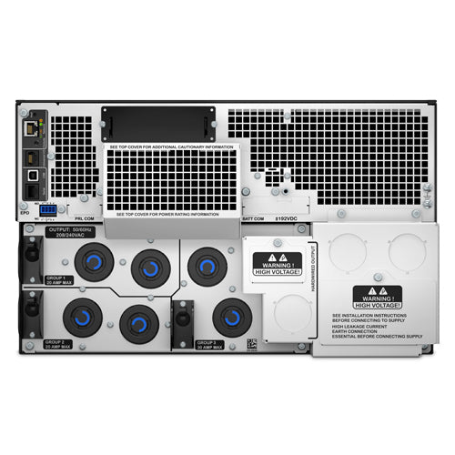 APC Smart-UPS SRT 8000VA RM 208V L630 uninterruptible power supply (UPS) Double-conversion (Online) 8 kVA 8000 W 6 AC outlet(s)