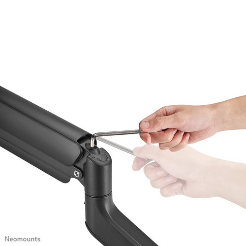 Neomounts DS70PLUS-450BL1 Monitor arm 17-49" - gas spring - Topfix - 180°-stop