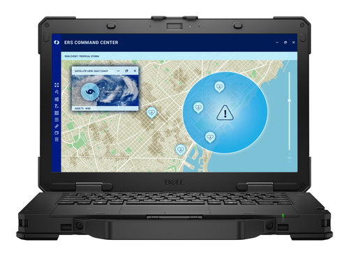 DELL Pro Rugged 14 RB14250 Intel Core Ultra 5 135U Laptop 35.6 cm (14") Touchscreen Full HD 16 GB DDR5-SDRAM 512 GB SSD Wi-Fi 6E (802.11ax) Windows 11 Pro Black