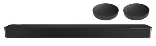 AudioCodes RXV200 Compute Device for small to mid size meeting rooms. The Bundle also Includes the RXPanel, RX15 Speakerphone and RXVCam50M