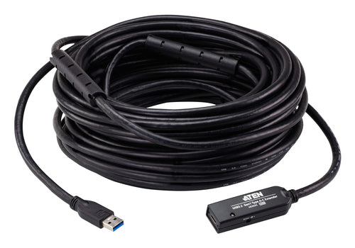 ATEN UE332C USB cable USB 3.2 Gen 1 (3.1 Gen 1) 20 m USB A 5 Gbit/s Black