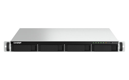 QNAP TS-464U NAS Rack (1U) Intel® Celeron® N5095 8 GB DDR4 0 TB QNAP QTS Aluminium, Black