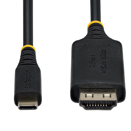 StarTech.com 10ft USB-C to HDMI Adapter Cable, Gripping HDMI Connector, 4K 60Hz, Thunderbolt Compatible, HDR, Uni-Directional Cord for MacBook, Dell, HP, Lenovo