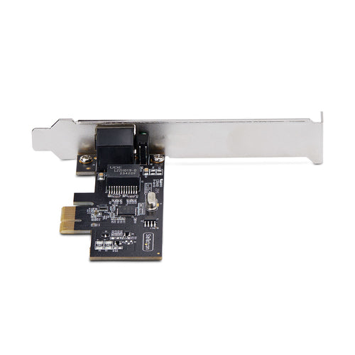 StarTech.com 1-Port 2.5Gbps NBASE-T PCIe Network Card, Intel® I225-V, Single-Port Computer Network Card, Ethernet MultiGigabit NIC, PCI Express Server LAN Card