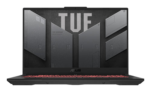 ASUS TUF Gaming A17 FA707NU-DS74 laptop AMD Ryzen™ 7 7735HS 43.9 cm (17.3") Full HD 16 GB DDR5-SDRAM 1 TB SSD NVIDIA GeForce RTX 4050 Wi-Fi 6 (802.11ax) Windows 11 Home Black, Grey