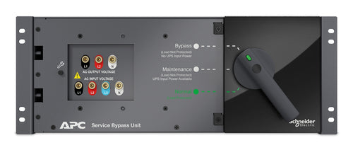 APC SRYLSBP20KP maintenance bypass panel (MBP) 200 - 240 V Black 125 A