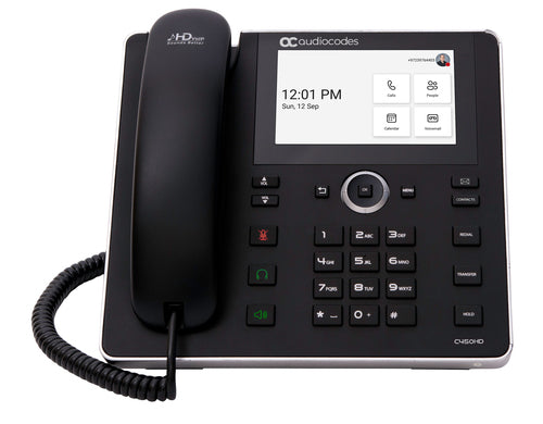 AudioCodes C450HD IP-Phone PoE GbE black