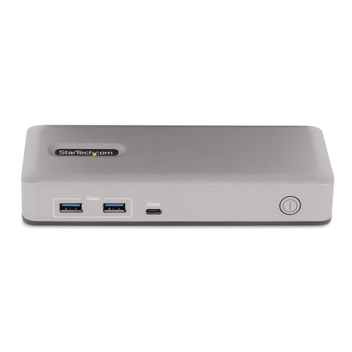 StarTech.com Dual-Monitor USB-C Docking Station, DisplayPort & HDMI or VGA, Multi Monitor Dock up to 4K 60Hz - USB 3.2/3.1 (5Gbps) Type-C Dock - 7x USB Hub, 85W PD, Windows & ChromeOS