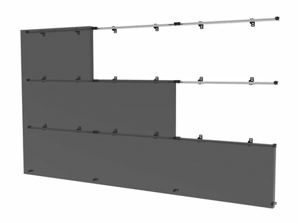 Peerless DS-LEDUNV1220-3x3 Black, Silver