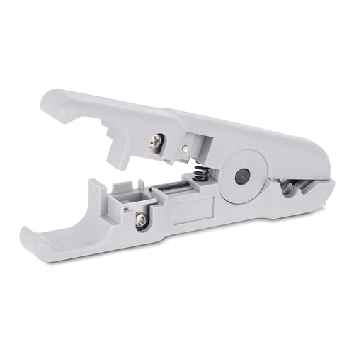 StarTech.com Network Cable Stripper and Cutter, Professional Wire Stripper for UTP/FTP/STP/Coax Cables, Rotary Wire Stripping and Cutting Tool