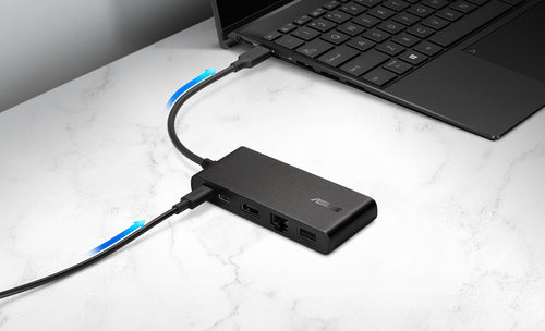 ASUS Dual 4K USB-C Dock DC201 Wired USB 3.2 Gen 2 (3.1 Gen 2) Type-C Black