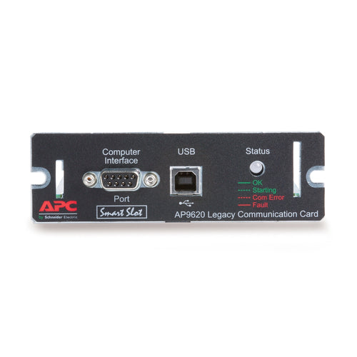 APC Protocol translation to UPS-Link, Management Options, Legacy Communications SmartSlot Card, UPS support for UPSLink protocol serial communications