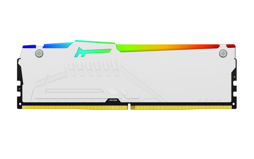 Kingston Technology FURY Beast 64GB 5600MT/s DDR5 CL40 DIMM (Kit of 2) White RGB XMP