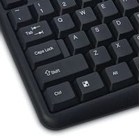 Verbatim Slimline USB keyboard Mouse included Universal QWERTY US International Black