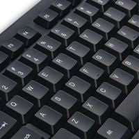 Verbatim Slimline USB keyboard Mouse included Universal QWERTY US International Black