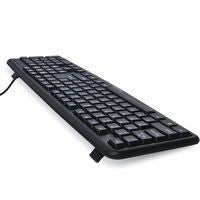 Verbatim Slimline USB keyboard Mouse included Universal QWERTY US International Black