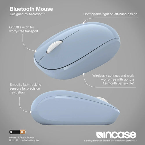 Incase Designed by Microsoft RJN-00013 mouse Home Ambidextrous Bluetooth