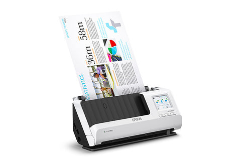 Epson DS-C480W Sheet-fed scanner Black, Grey