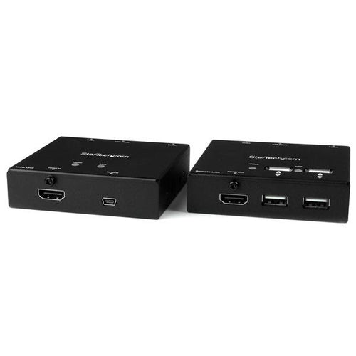 StarTech.com HDMI over CAT6 Extender with 4-port USB Hub - 165 ft (50m) - 1080p