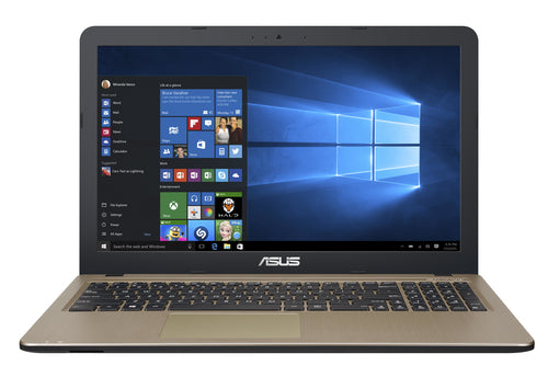 ASUS R540NA-RS02 laptop Intel® Celeron® N3350 39.6 cm (15.6") HD 4 GB 500 GB HDD Wi-Fi 5 (802.11ac) Windows 10 Black, Chocolate