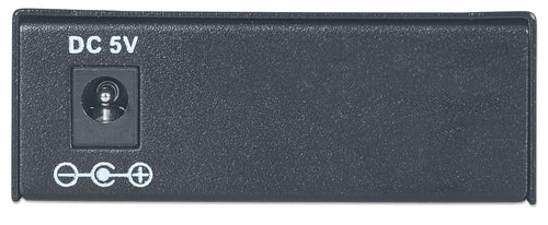 Intellinet Fast Ethernet WDM Bi-Directional Single Mode Media Converter, 10/100Base-Tx to 100Base-Fx (SC) Single-Mode, 20 km (12.4 mi.), WDM (Rx1310/Tx1550)
